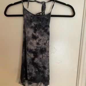 aerie soft and sexy marble halter tank top large